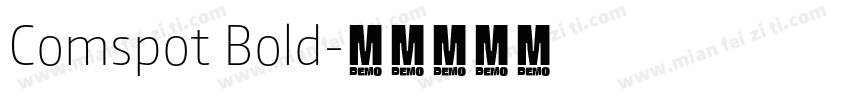 Comspot Bold字体转换